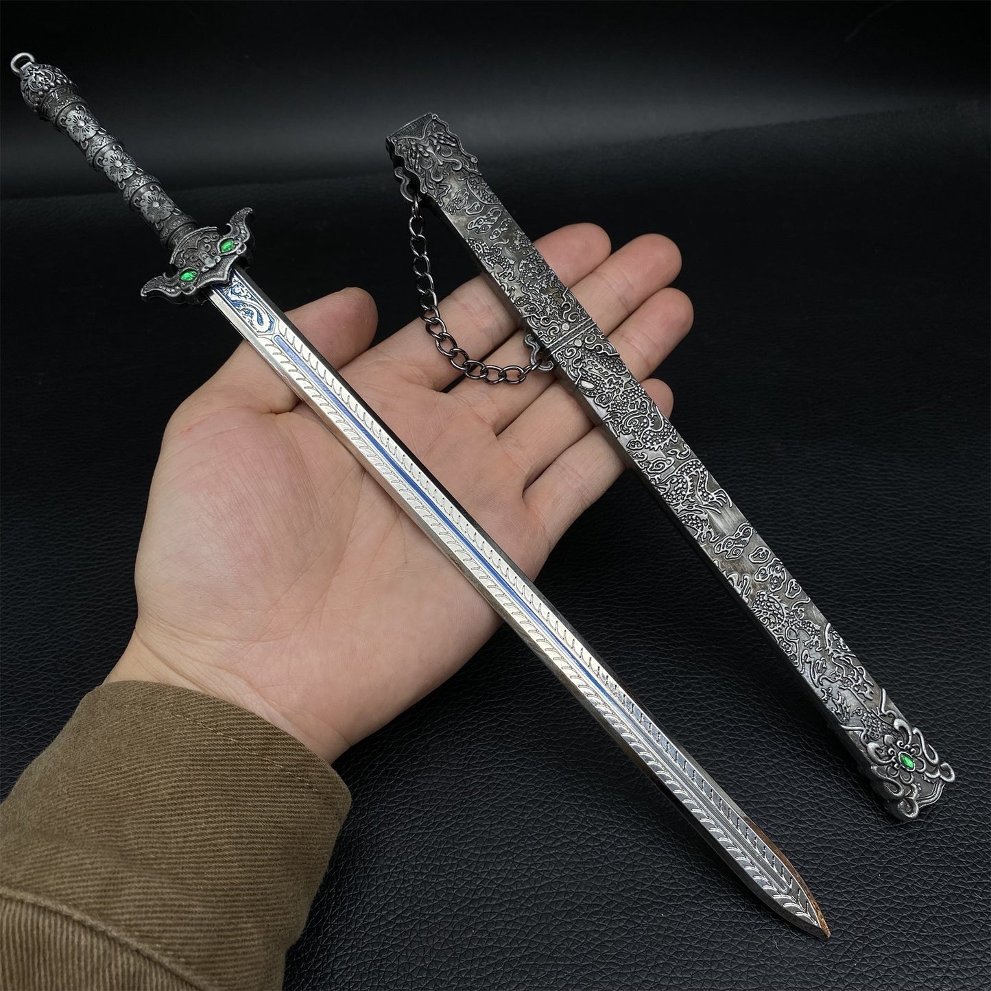 Chinese Ancient Cold Weapon TingYu Sword Metal Replica