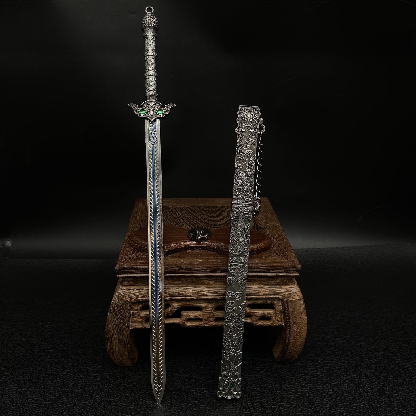 Chinese Ancient Cold Weapon TingYu Sword Metal Replica
