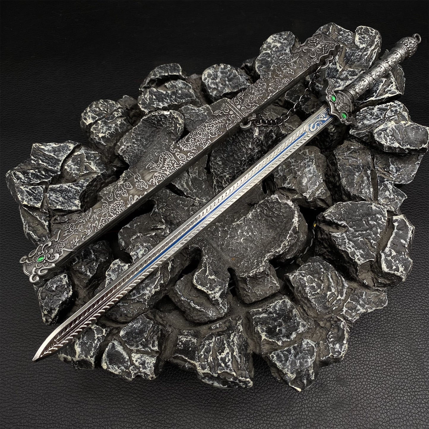 Chinese Ancient Cold Weapon TingYu Sword Metal Replica