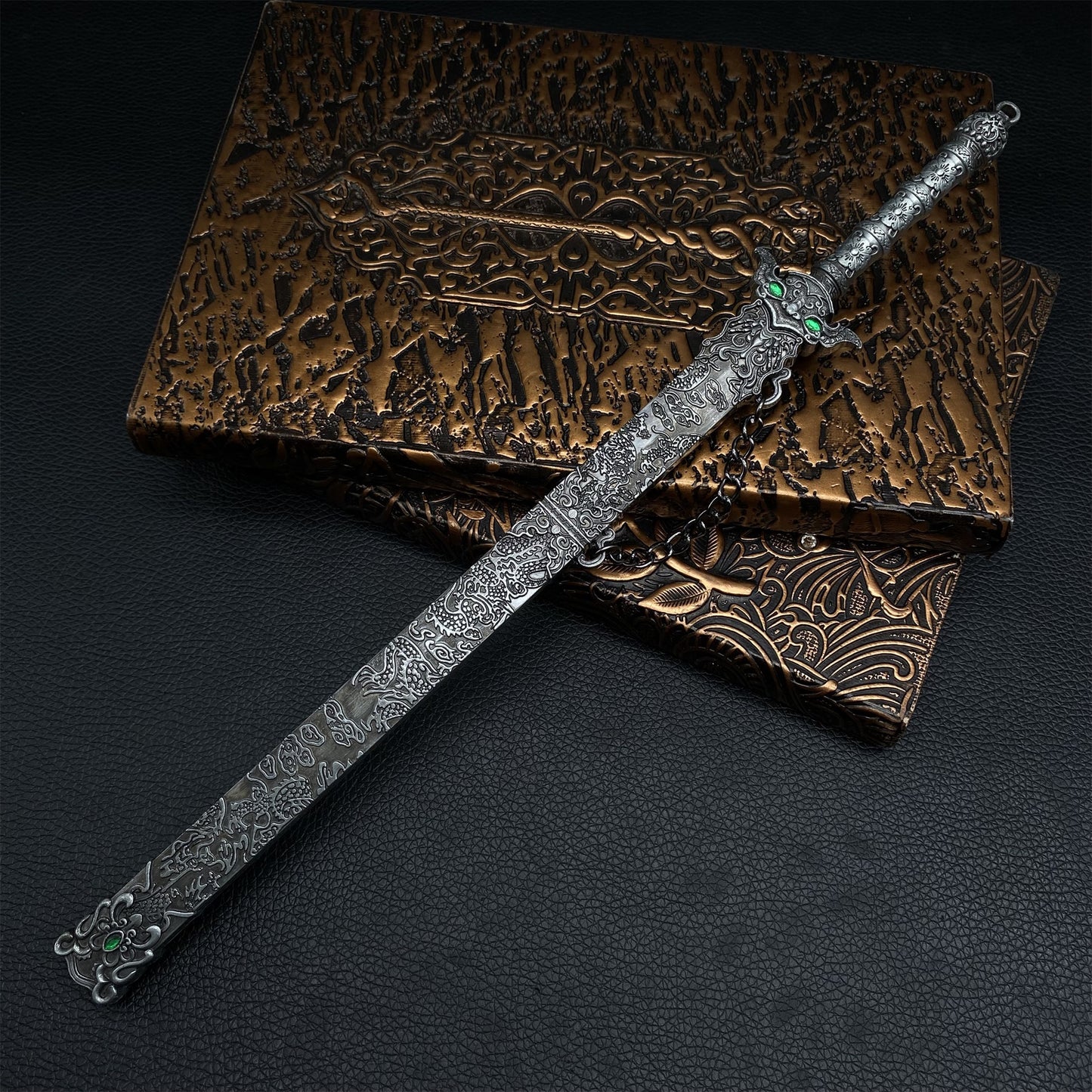 Chinese Ancient Cold Weapon TingYu Sword Metal Replica