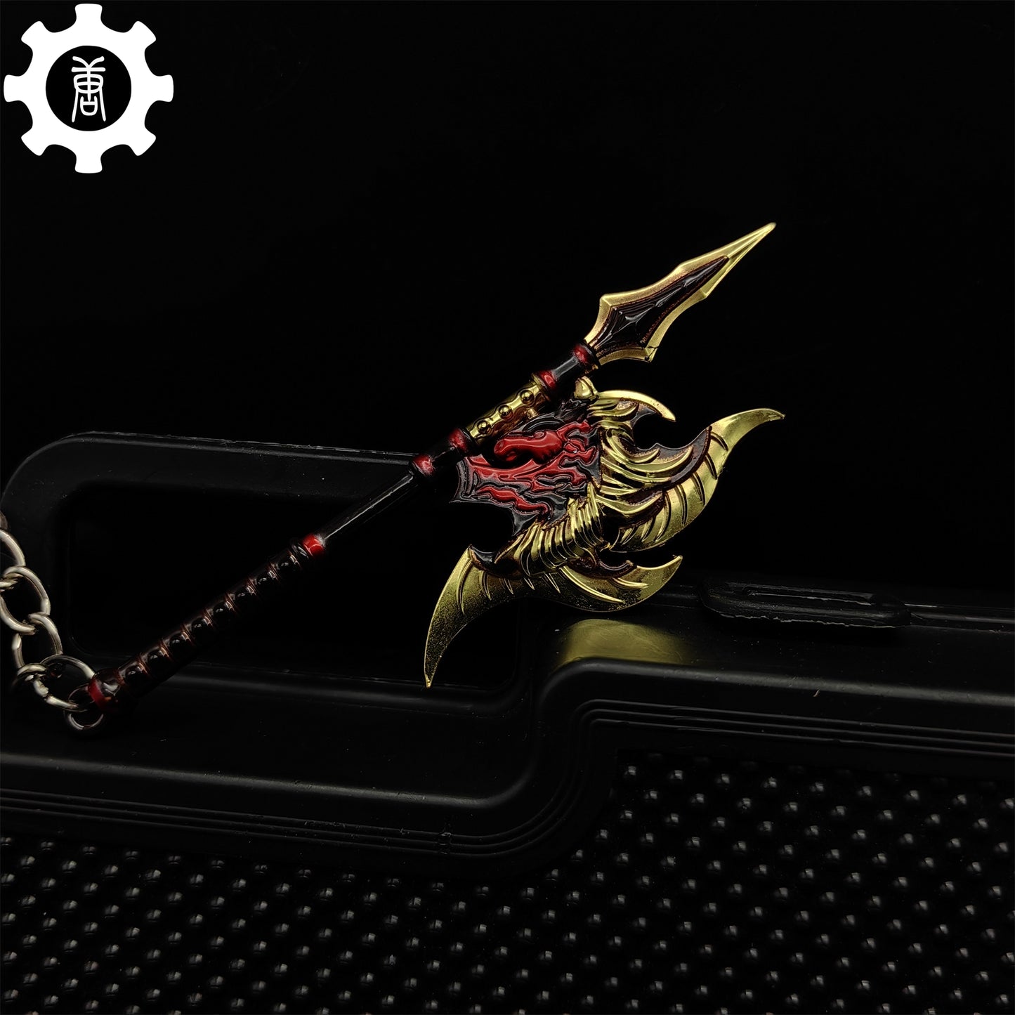 Mini Twin Shadow Axe Weapon Pendant Keychain