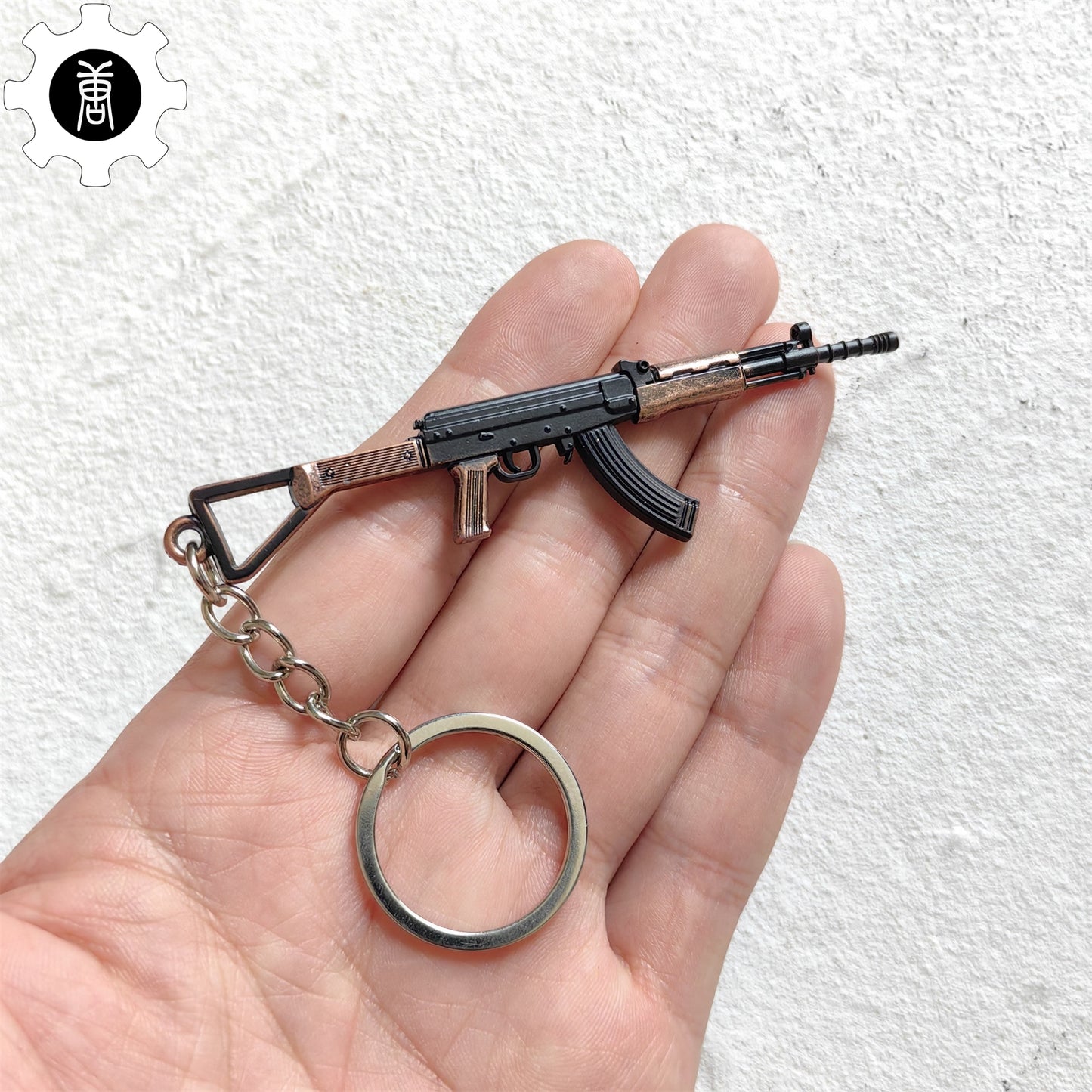 Tiny China Type 81-1 Assault Rifle Model Metal Keychain