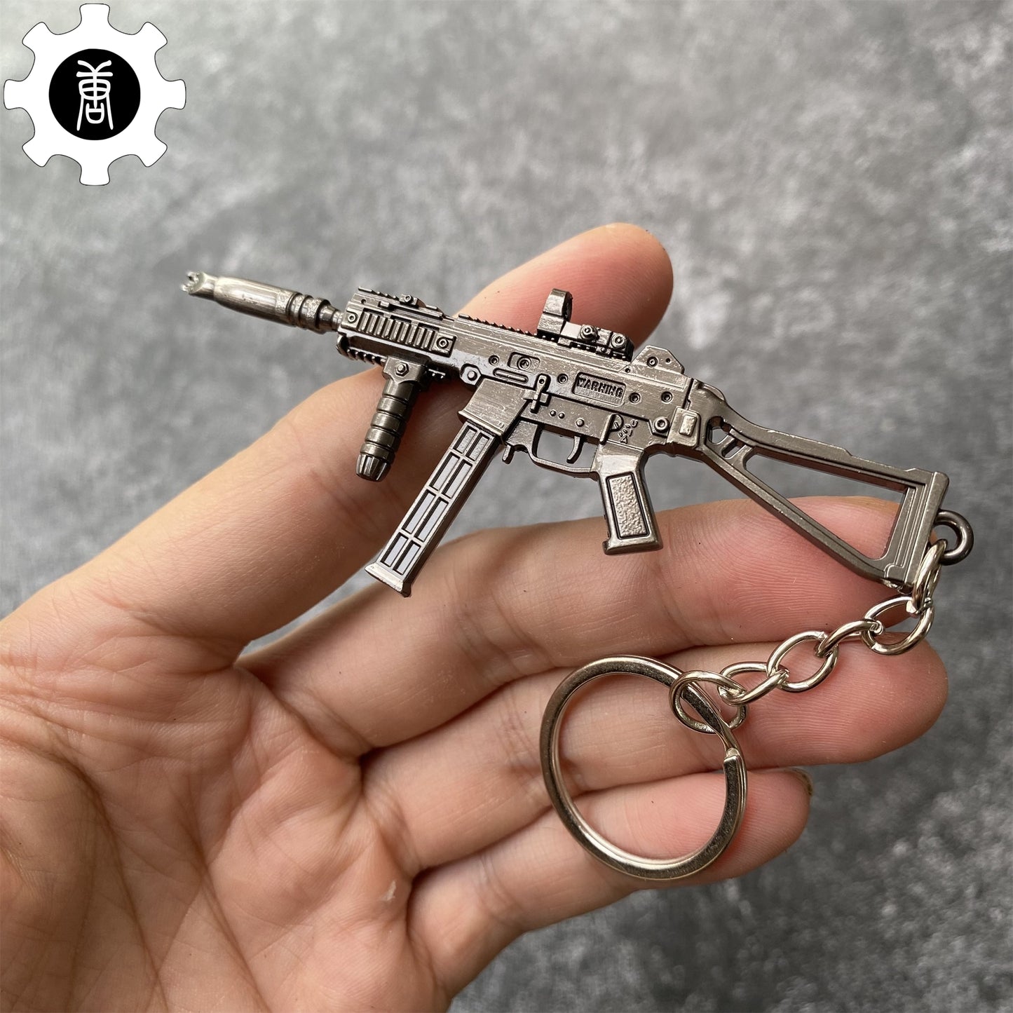 10 in 1 World Famous Submachine Gun SMG Keychain
