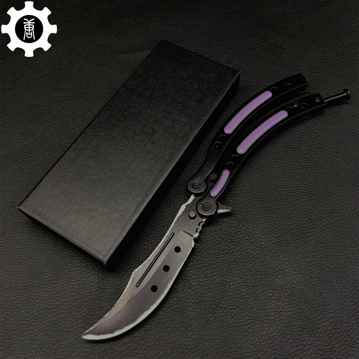 Ultraviolet Balisong Stainless Steel Game Butterfly Knife