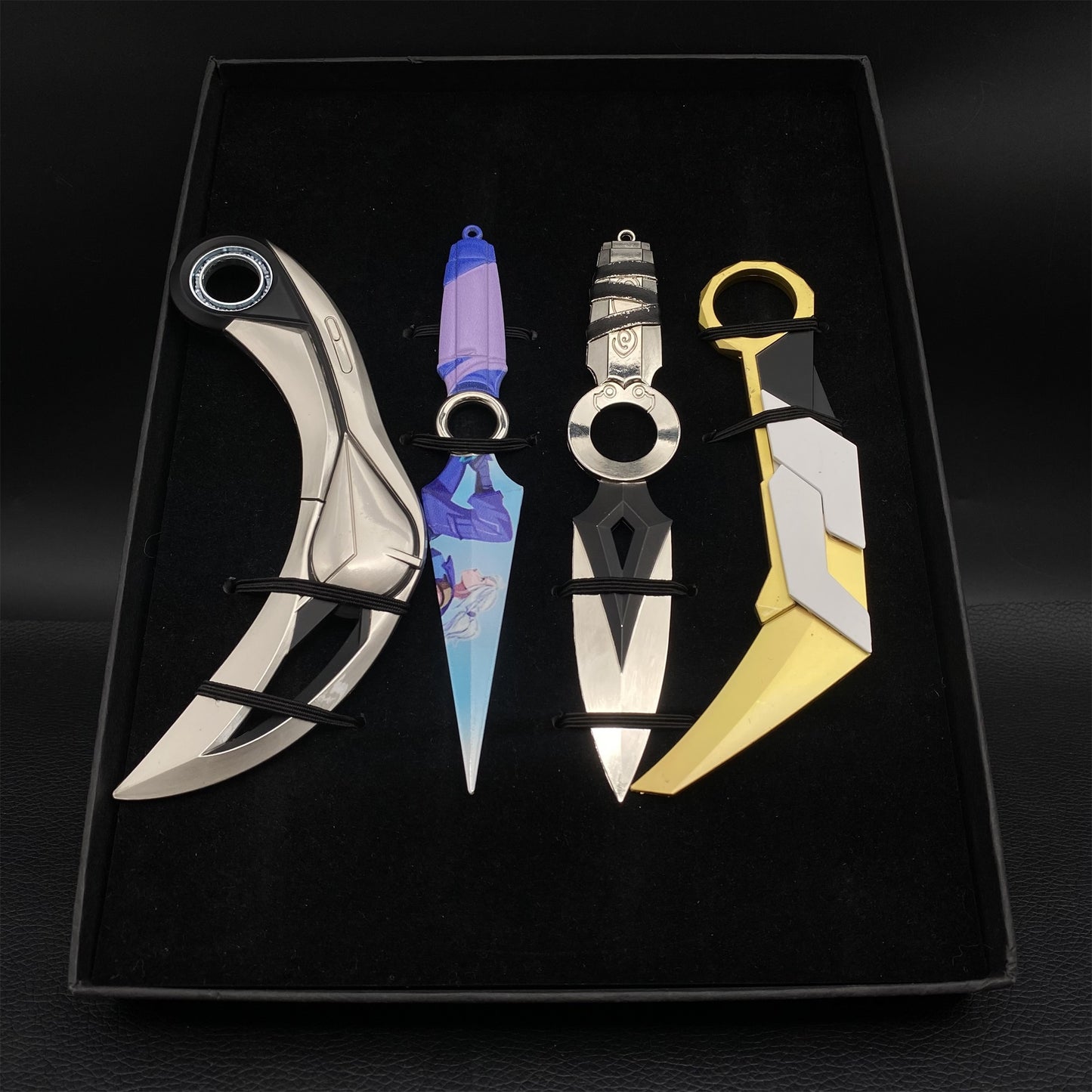 Val Game Karambit Metal Replica 4 In 1 Gift Box USA Stock
