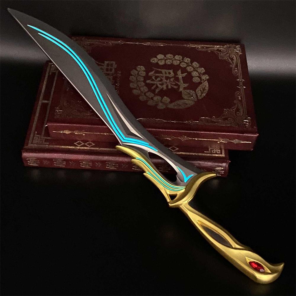 Metal Life Size Sovereign Knife Blunt Replica Elf King Sword For Collection