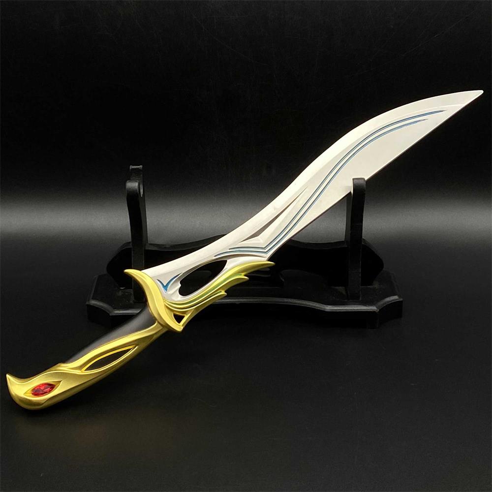 Metal Life Size Sovereign Knife Blunt Replica Elf King Sword For Collection
