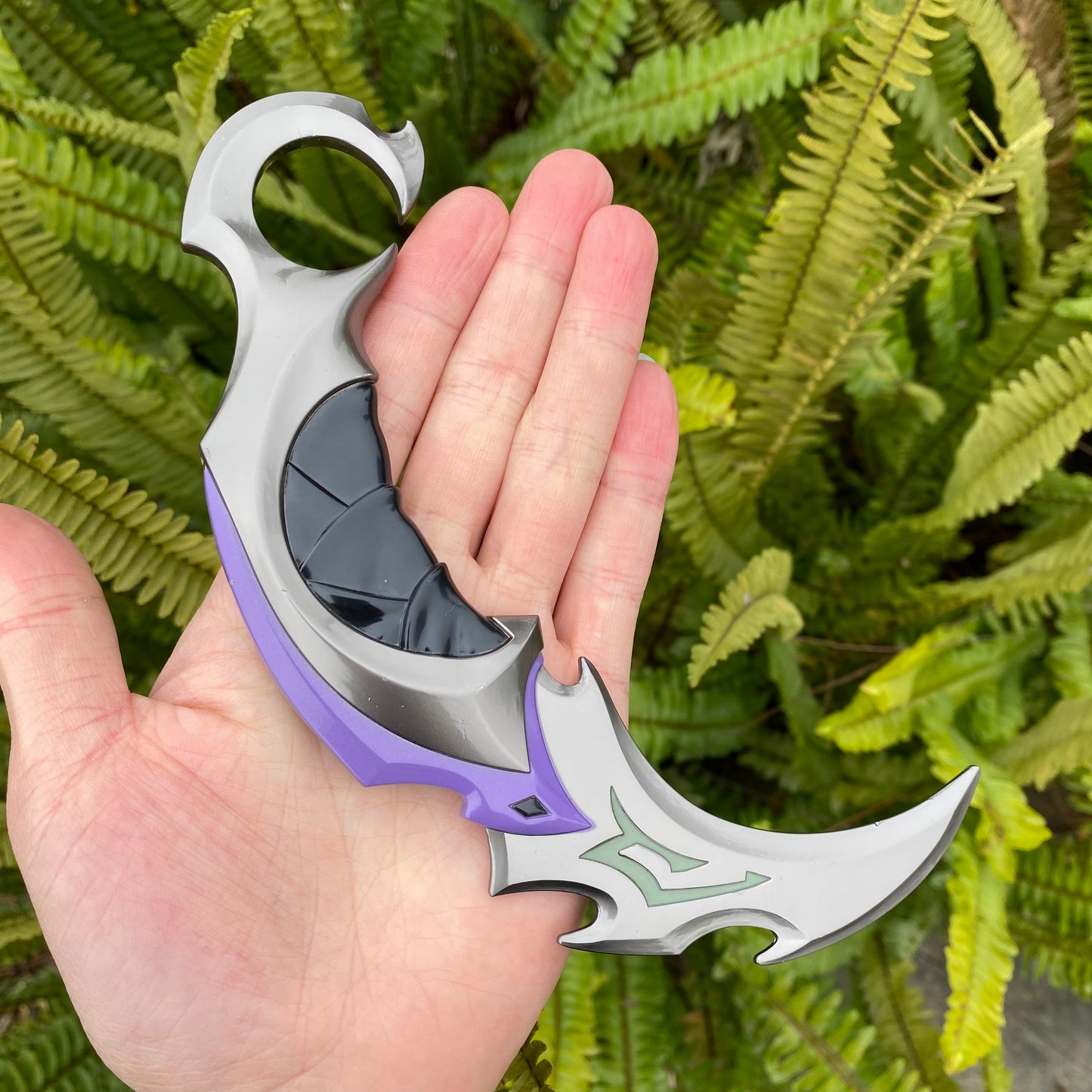 Reaver Karambit Metal Blunt Blade Trainer Cosplay Prop Game Replica