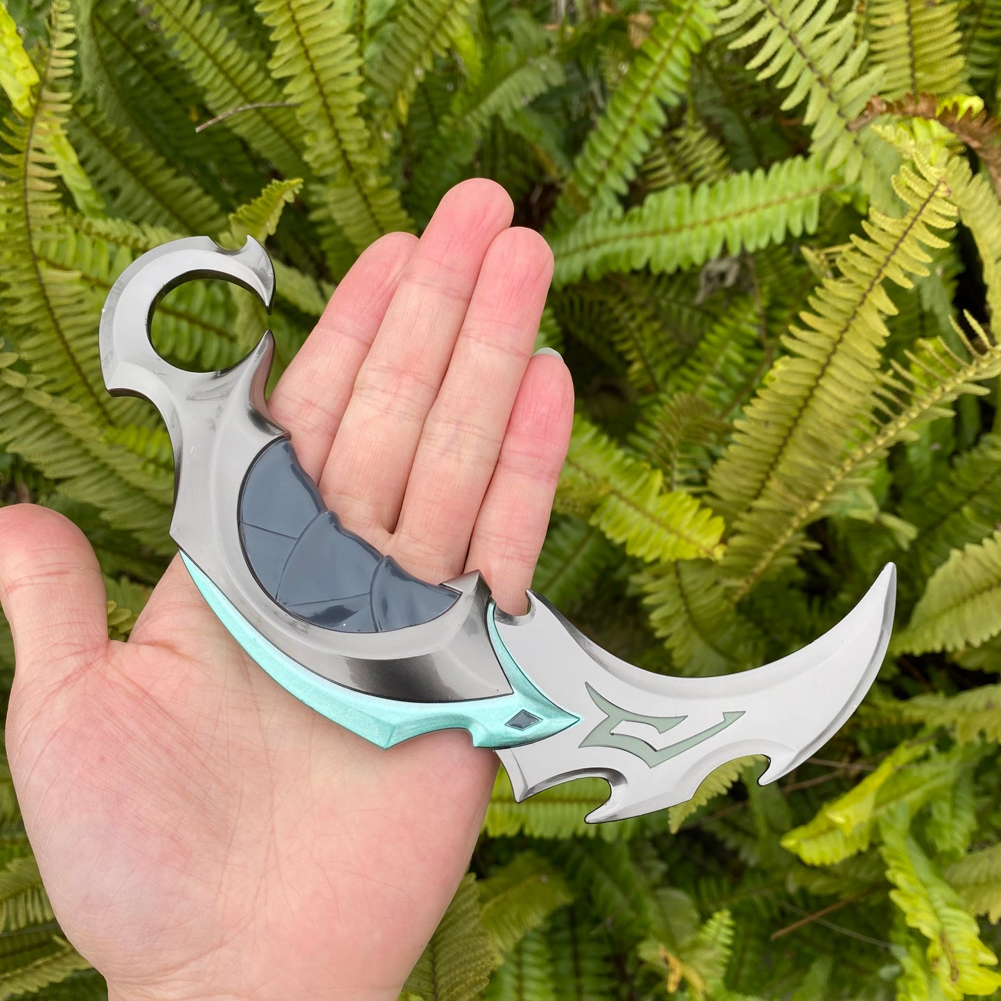 Reaver Karambit Metal Blunt Blade Trainer Cosplay Prop Game Replica
