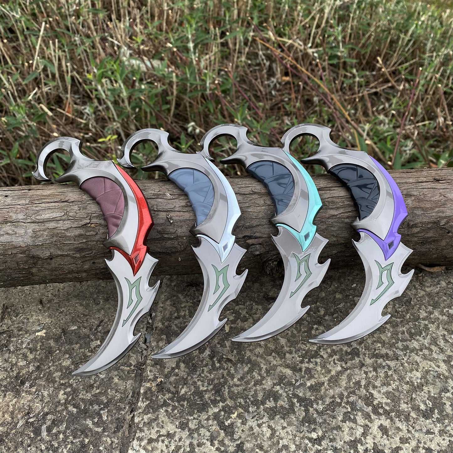 Reaver Karambit Metal Blunt Blade Trainer Cosplay Prop Game Replica