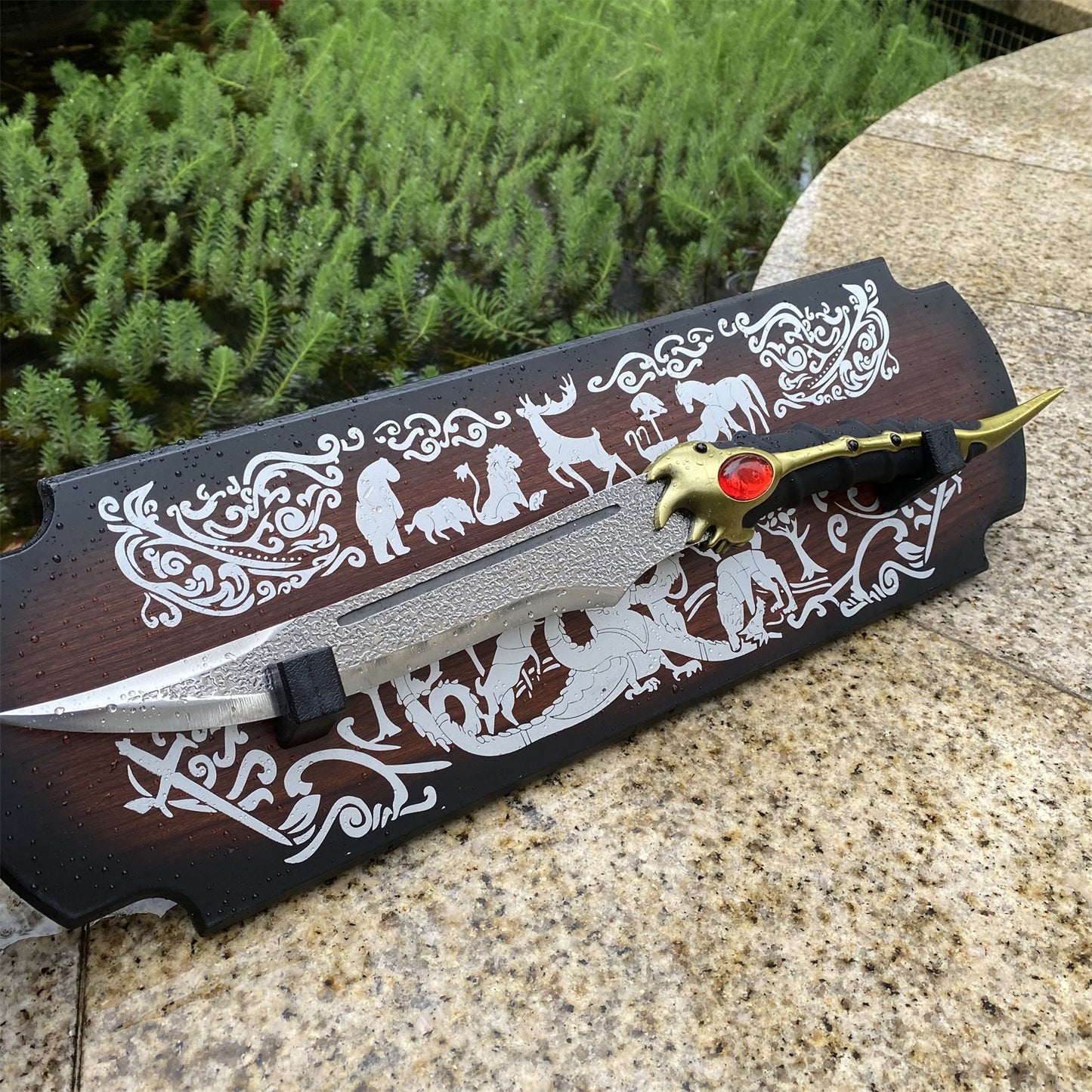 Arya Stark Catspaw Dagger 1:1 Replica With Display Plate