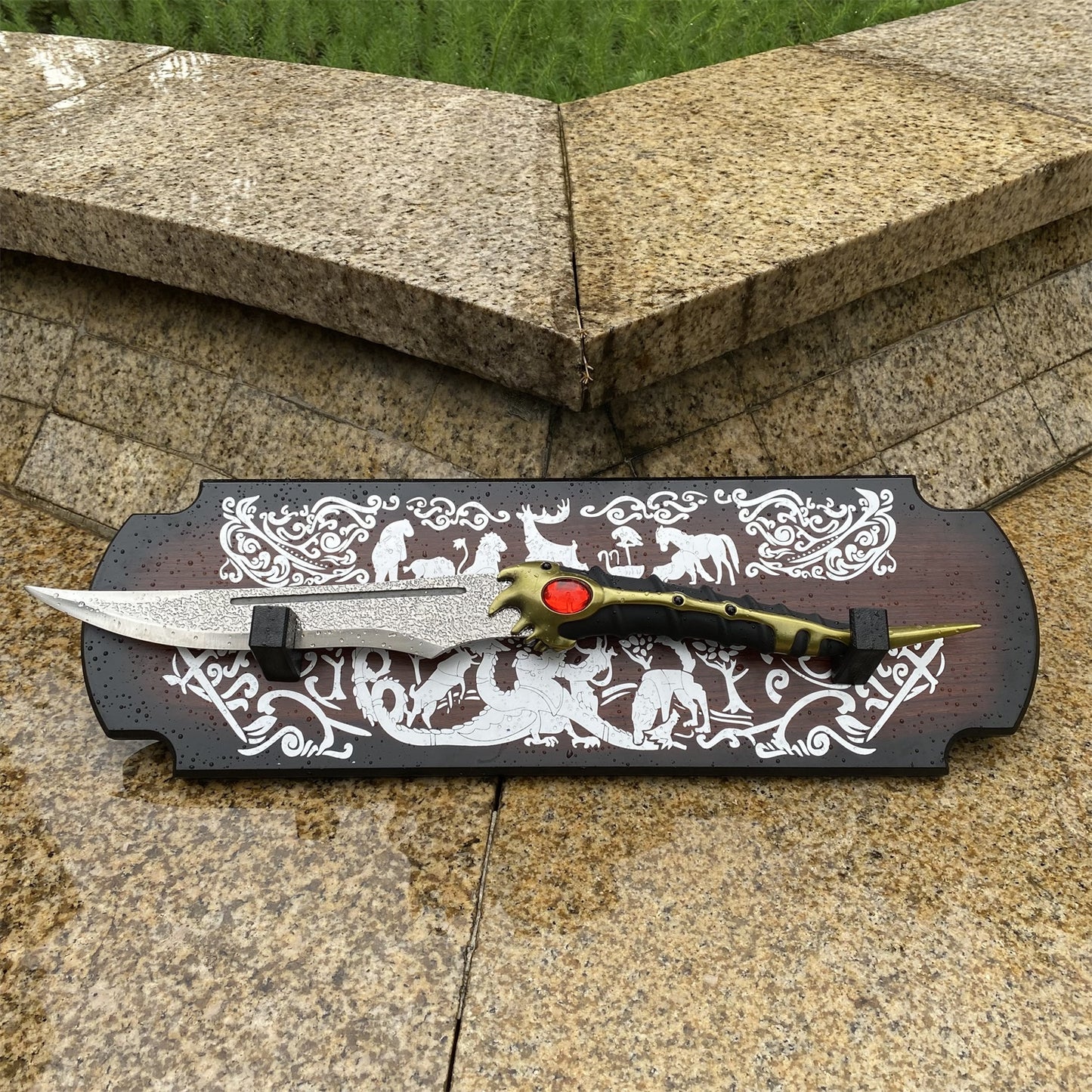 Arya Stark Catspaw Dagger 1:1 Replica With Display Plate