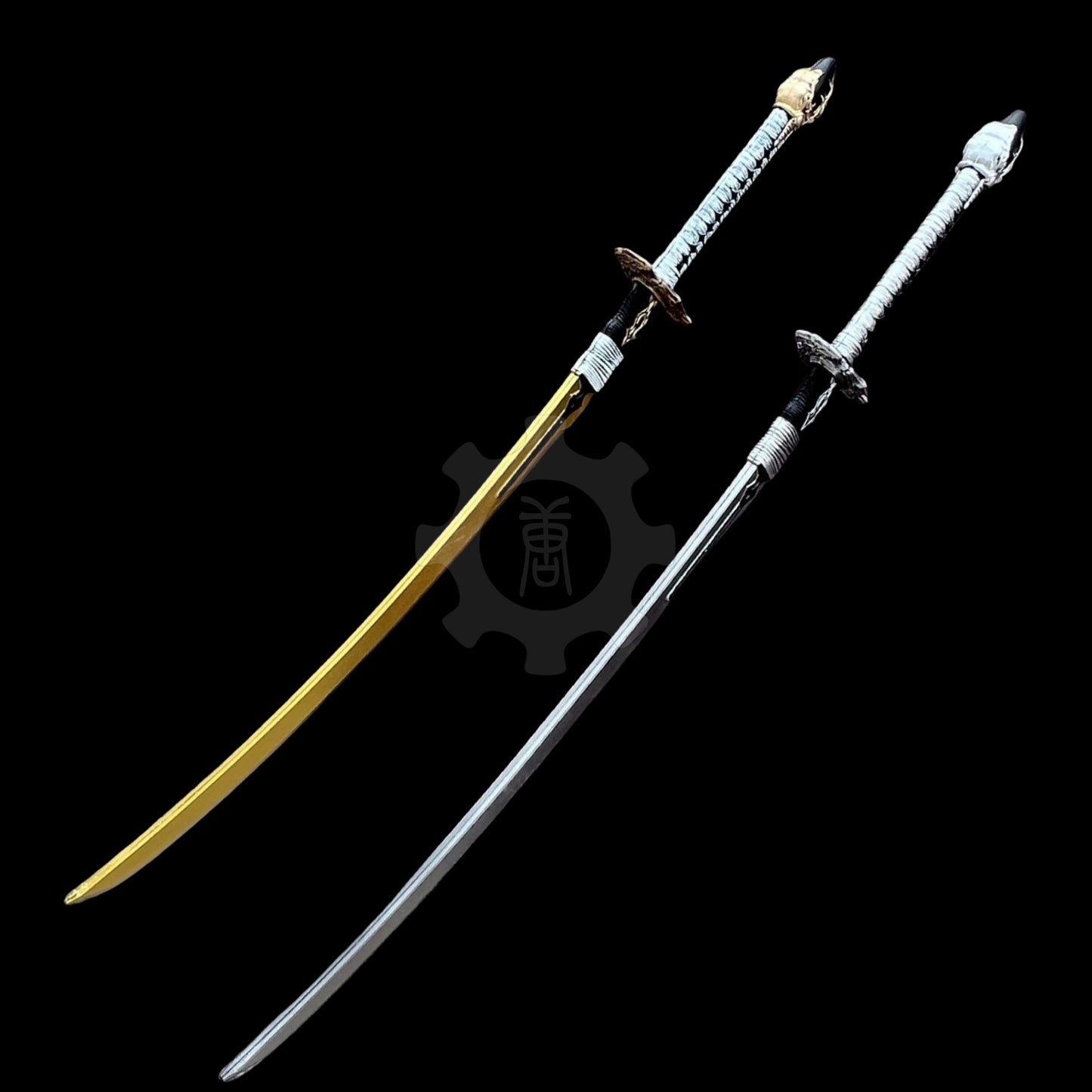 IRL Virtuous Contract Katana Sword Metal Replica Display Only