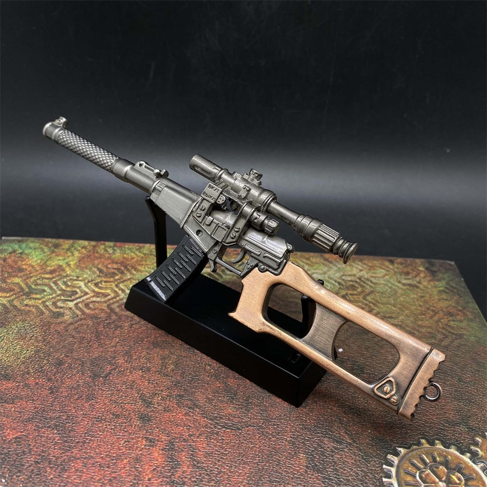 VSS Miniature Metal Vintorez Sniper Rifle 17CM/6.7"