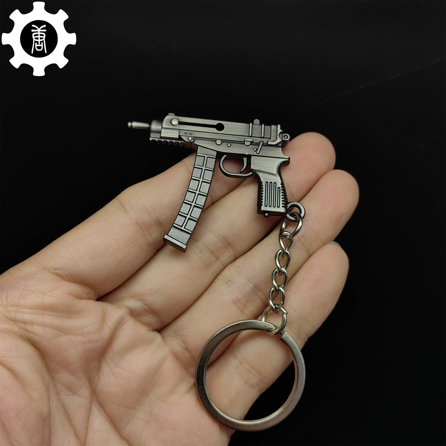 12 In 1 Metal World Famous Pistol Revolver Gun Keychain