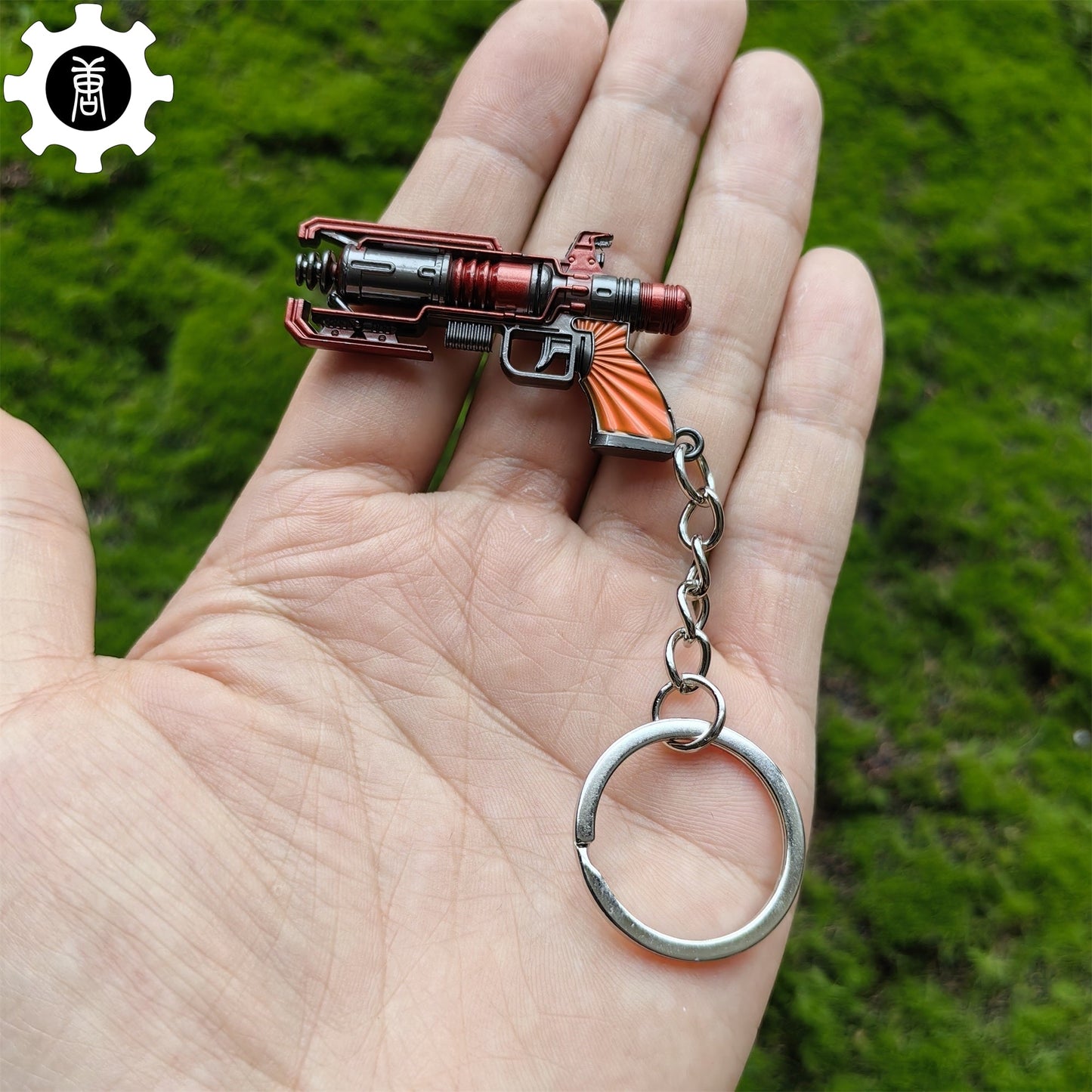 Wingman Revolver Keychain Mini Metal Replica