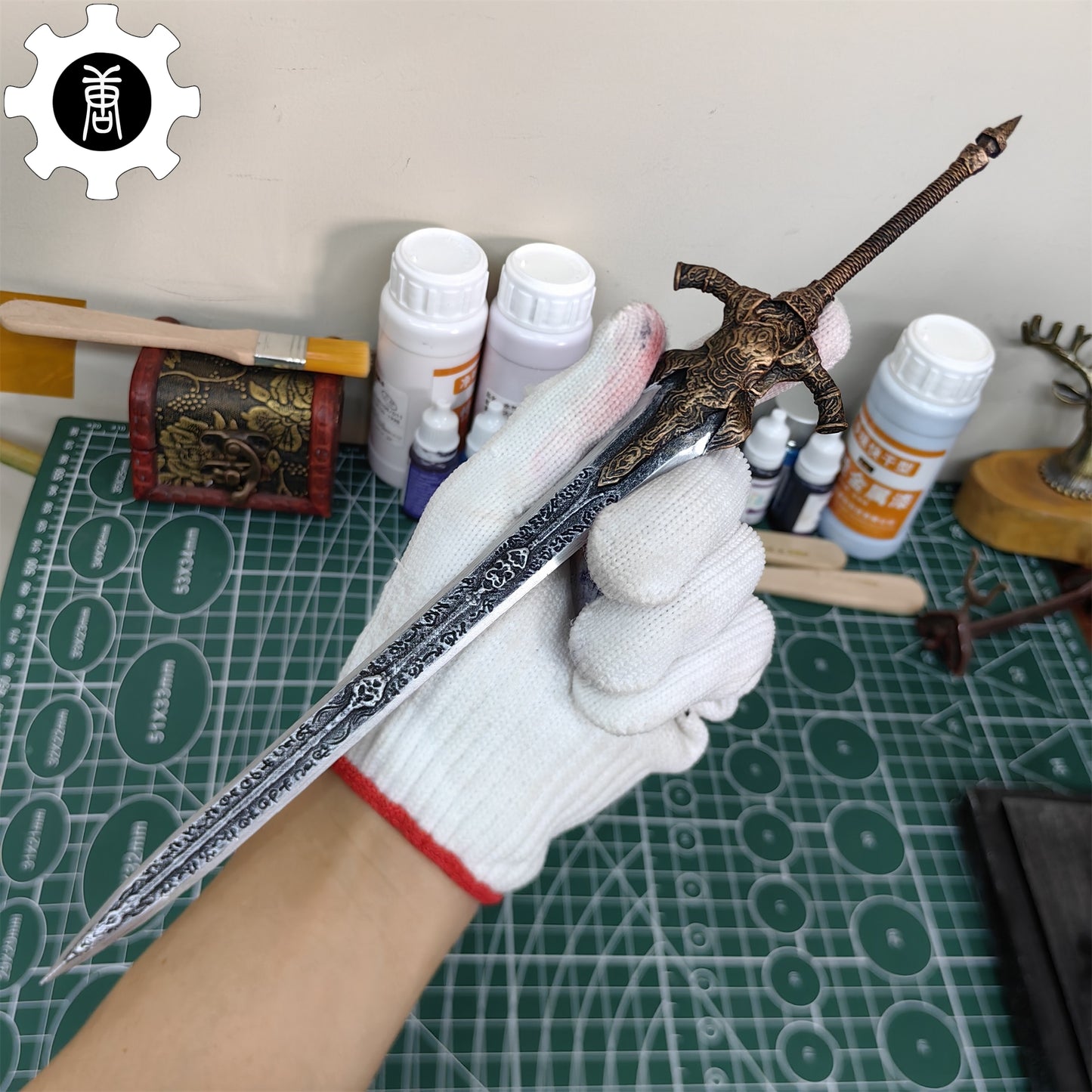 3D Printed 1: 6 Scale Wolf Knight’s Greatsword