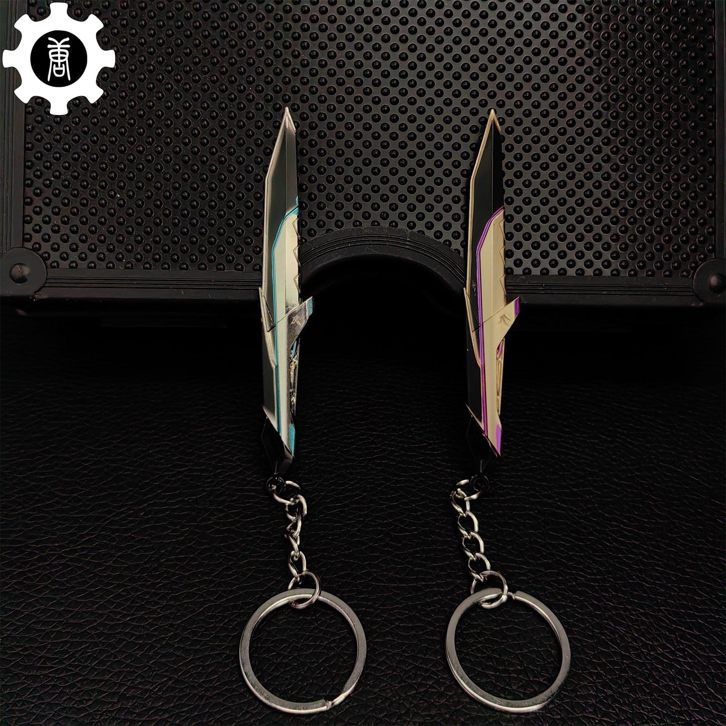 Mini XERØFANG Knife Tiny KeyChain Metal Pendant