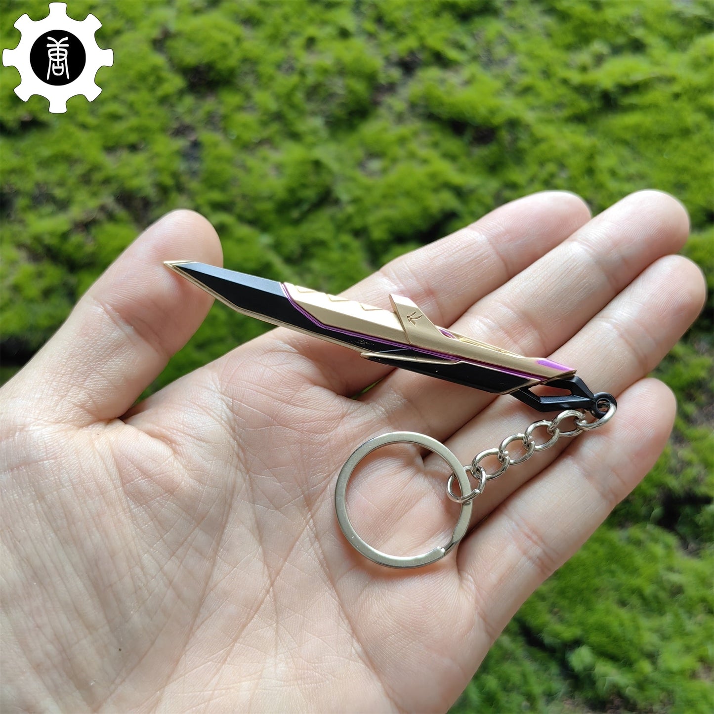 Mini XERØFANG Knife Tiny KeyChain Metal Pendant