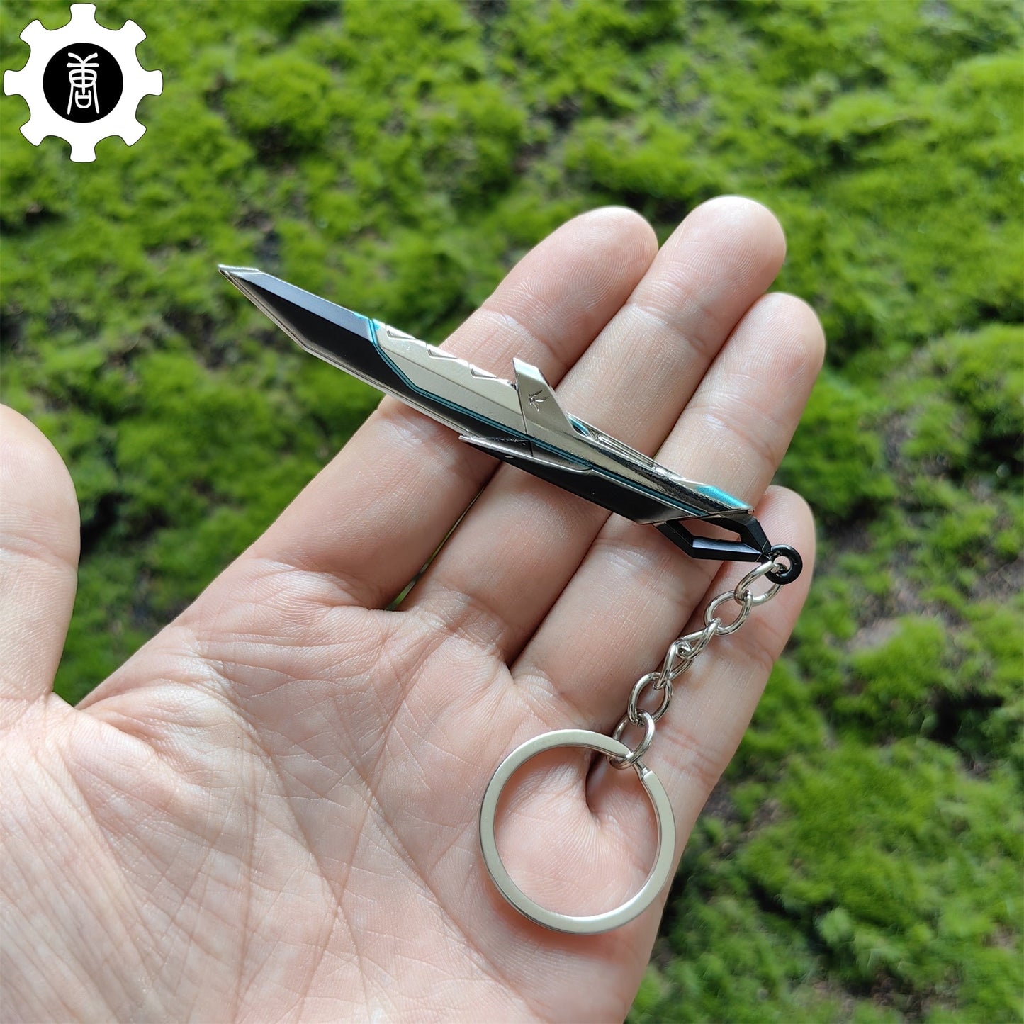 Mini XERØFANG Knife Tiny KeyChain Metal Pendant