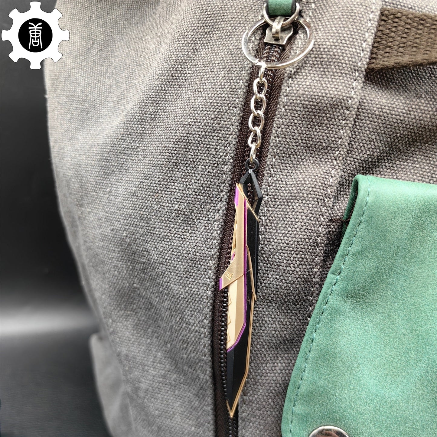 Mini XERØFANG Knife Tiny KeyChain Metal Pendant