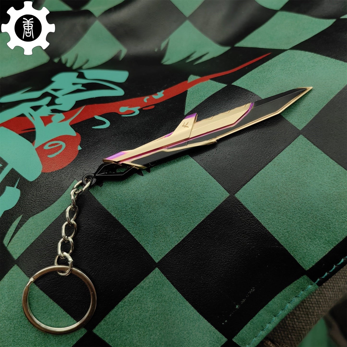 Mini XERØFANG Knife Tiny KeyChain Metal Pendant
