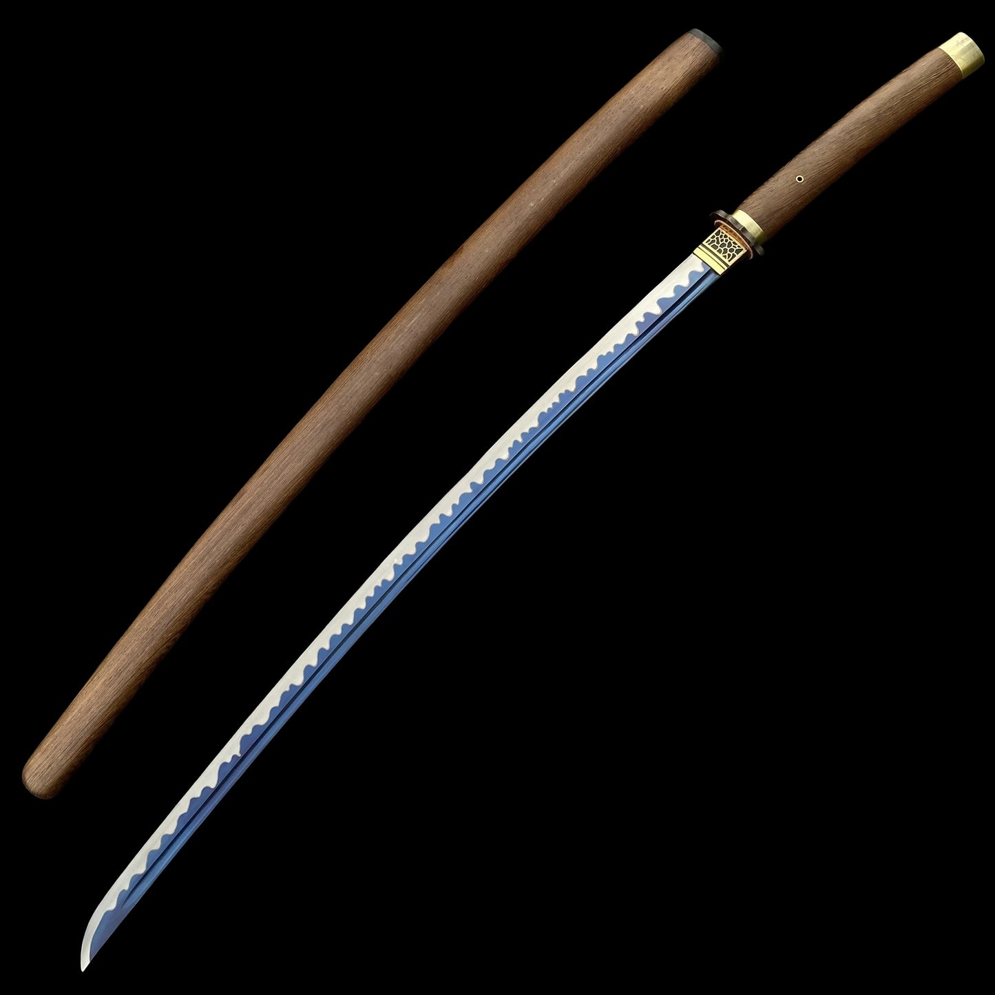 Authentic Japanese Katana Ninja Sword With Rose Wood Sheath