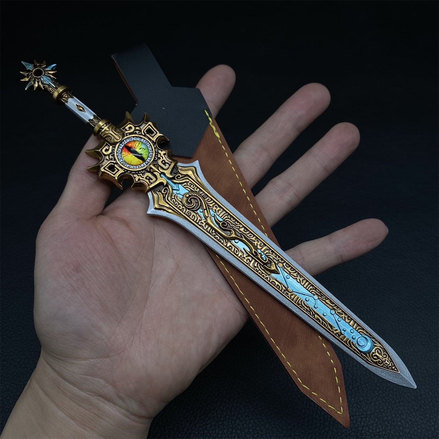 Chinese Famous Sword TOP 10 XuanYuan Sword Metal Mini Replica