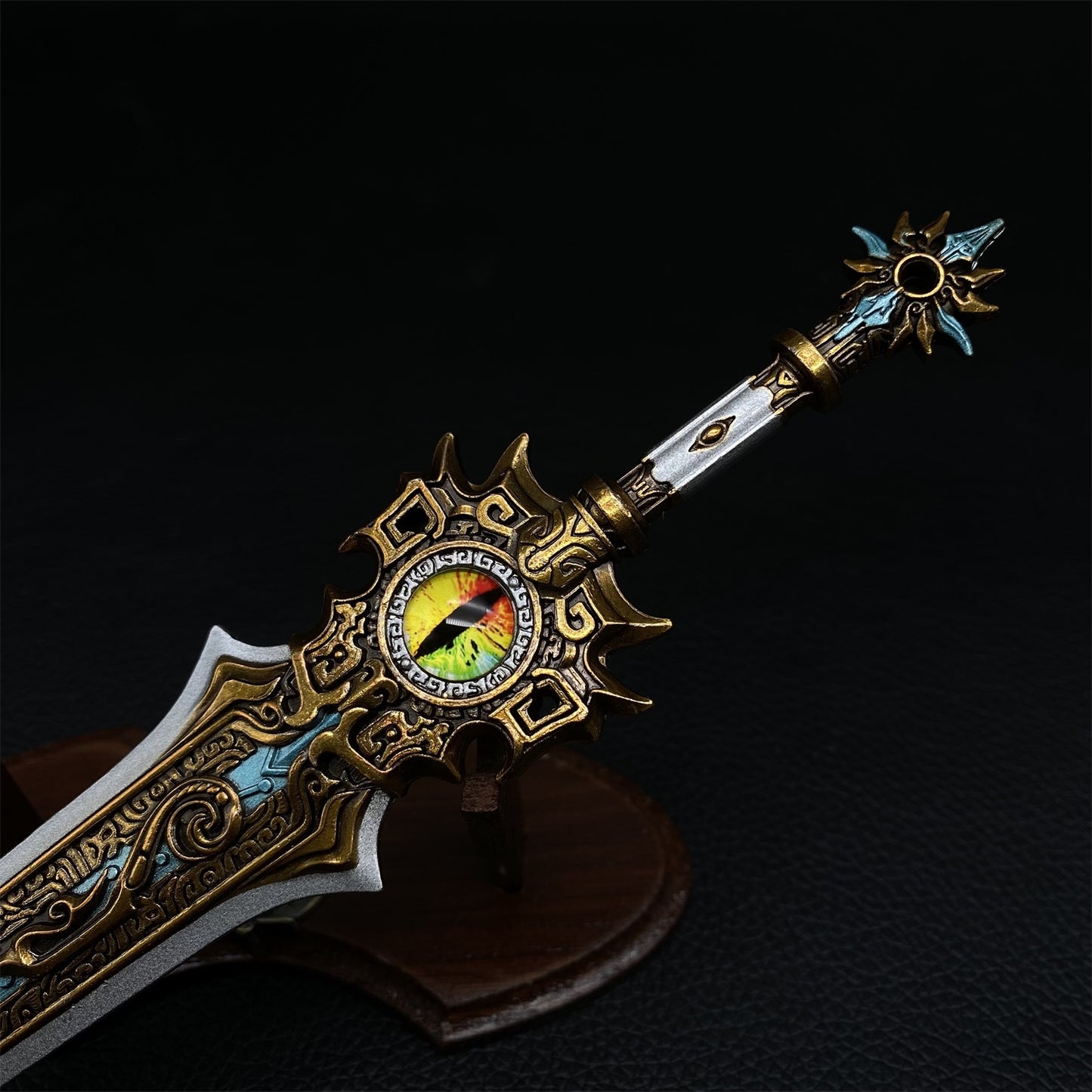 Chinese Famous Sword TOP 10 XuanYuan Sword Metal Mini Replica