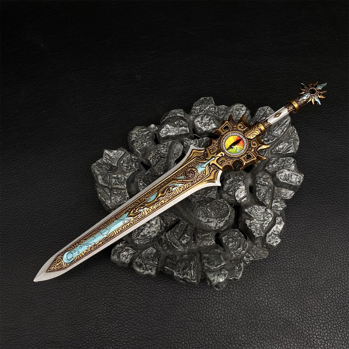 Chinese Famous Sword TOP 10 XuanYuan Sword Metal Mini Replica