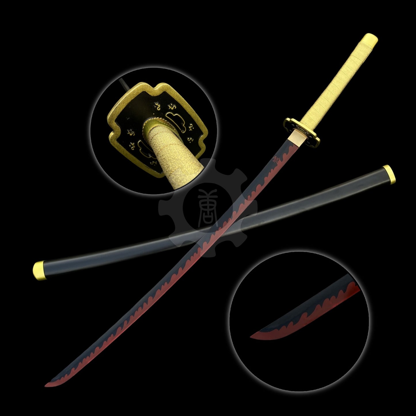 IRL Yoriichi Nichirin Sword Katana-Carbon Steel 1045