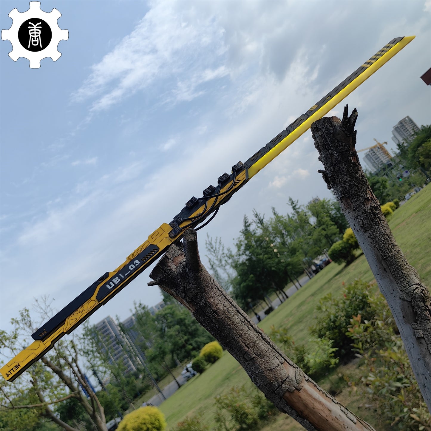 Yellow Izanami Katana High-End Game Cosplay Prop