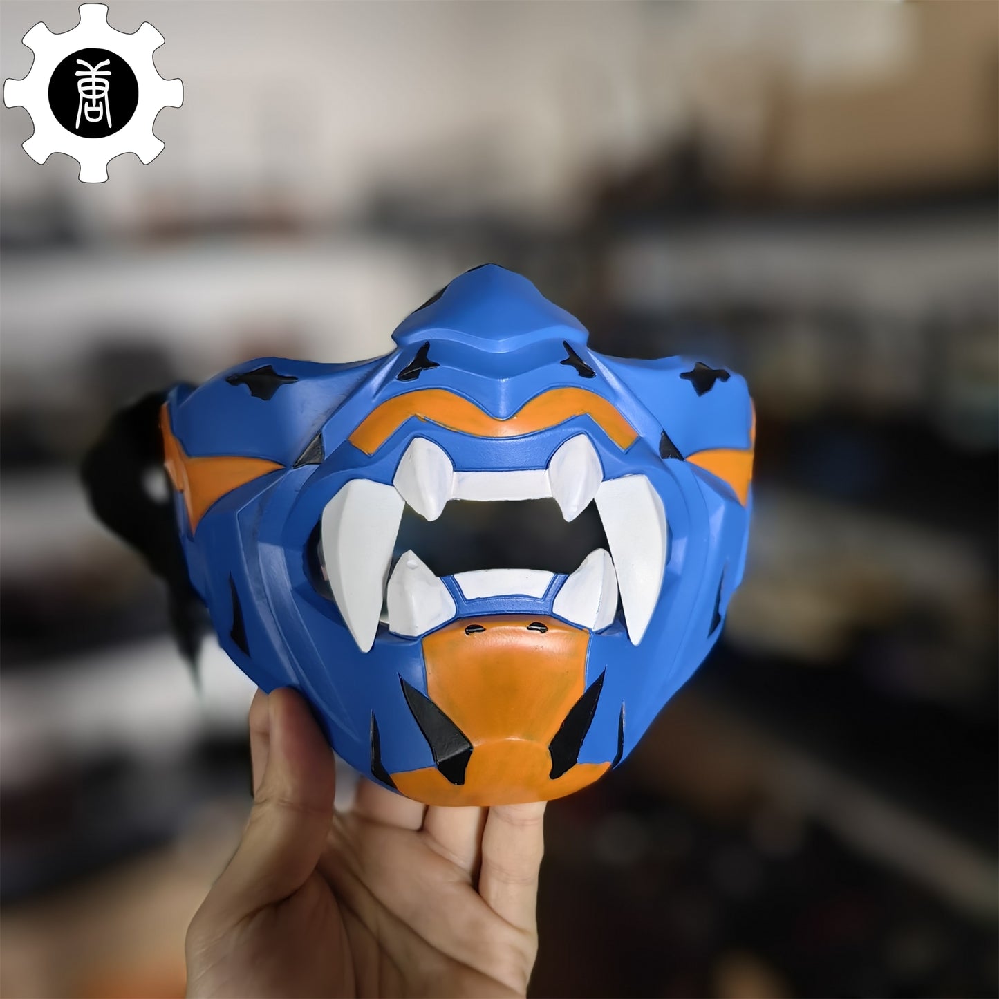 3D Printed Yoru Mask Duelist Half Face Mask Yoru Cosplay Prop