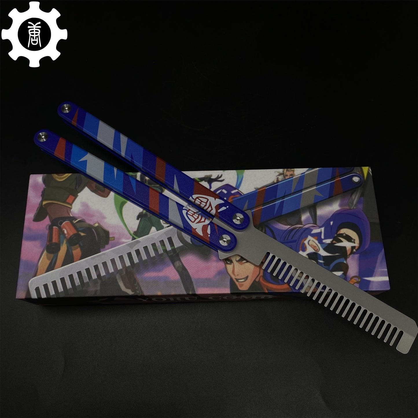 High-End CNC Yoru Comb Aluminum Alloy Handle Yoru Knife Balisong Trainer