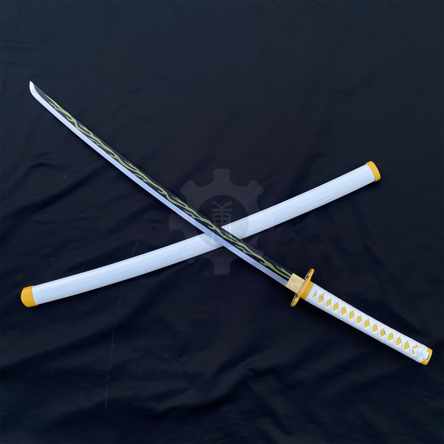 Zenitsu Nichirin Sword Katana Carbon Steel 1045 Version