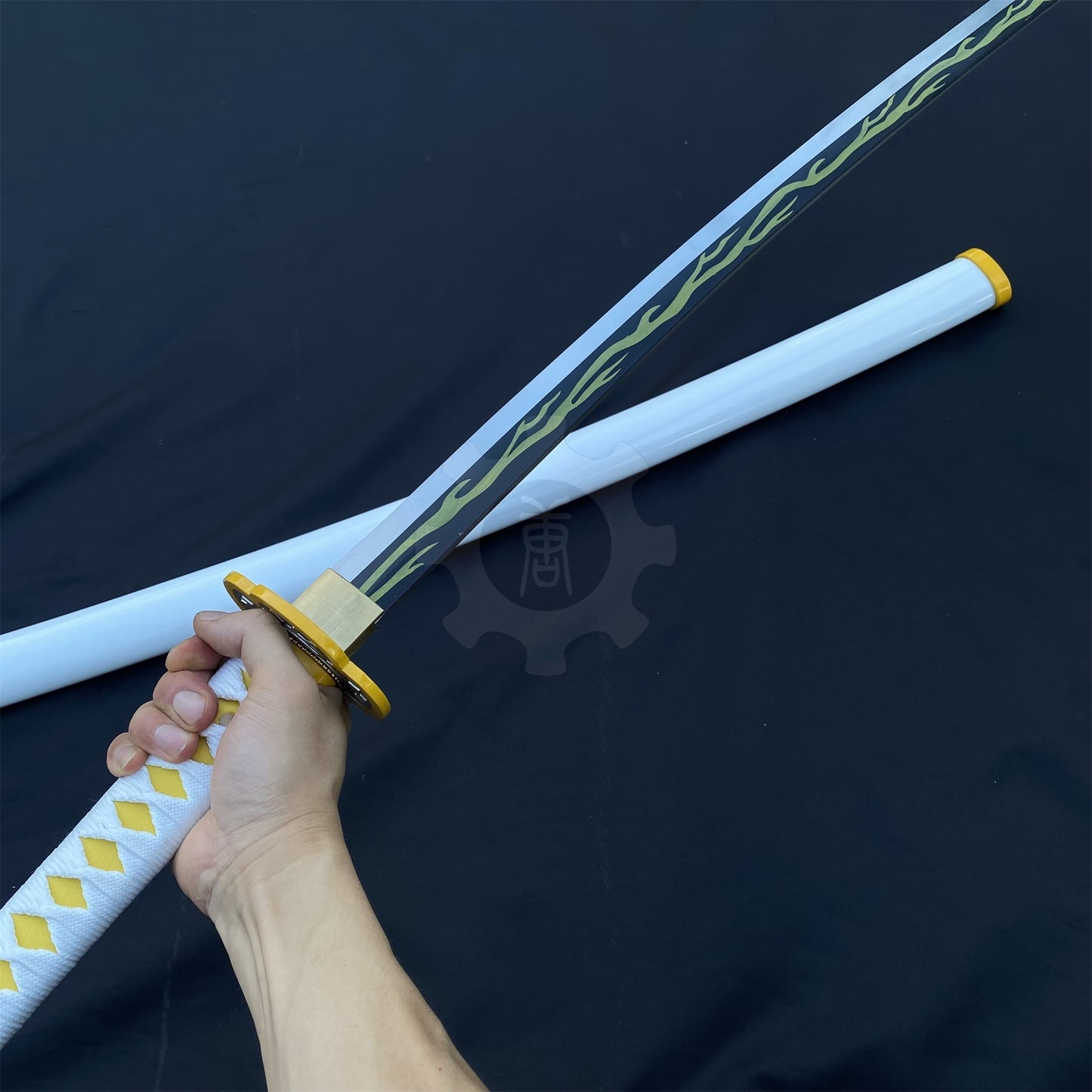 Zenitsu Nichirin Sword Katana Carbon Steel 1045 Version