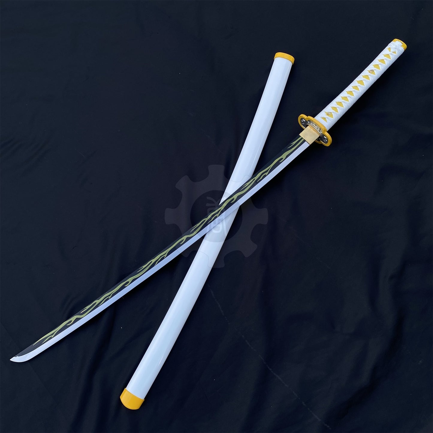 Zenitsu Nichirin Sword Katana Carbon Steel 1045 Version