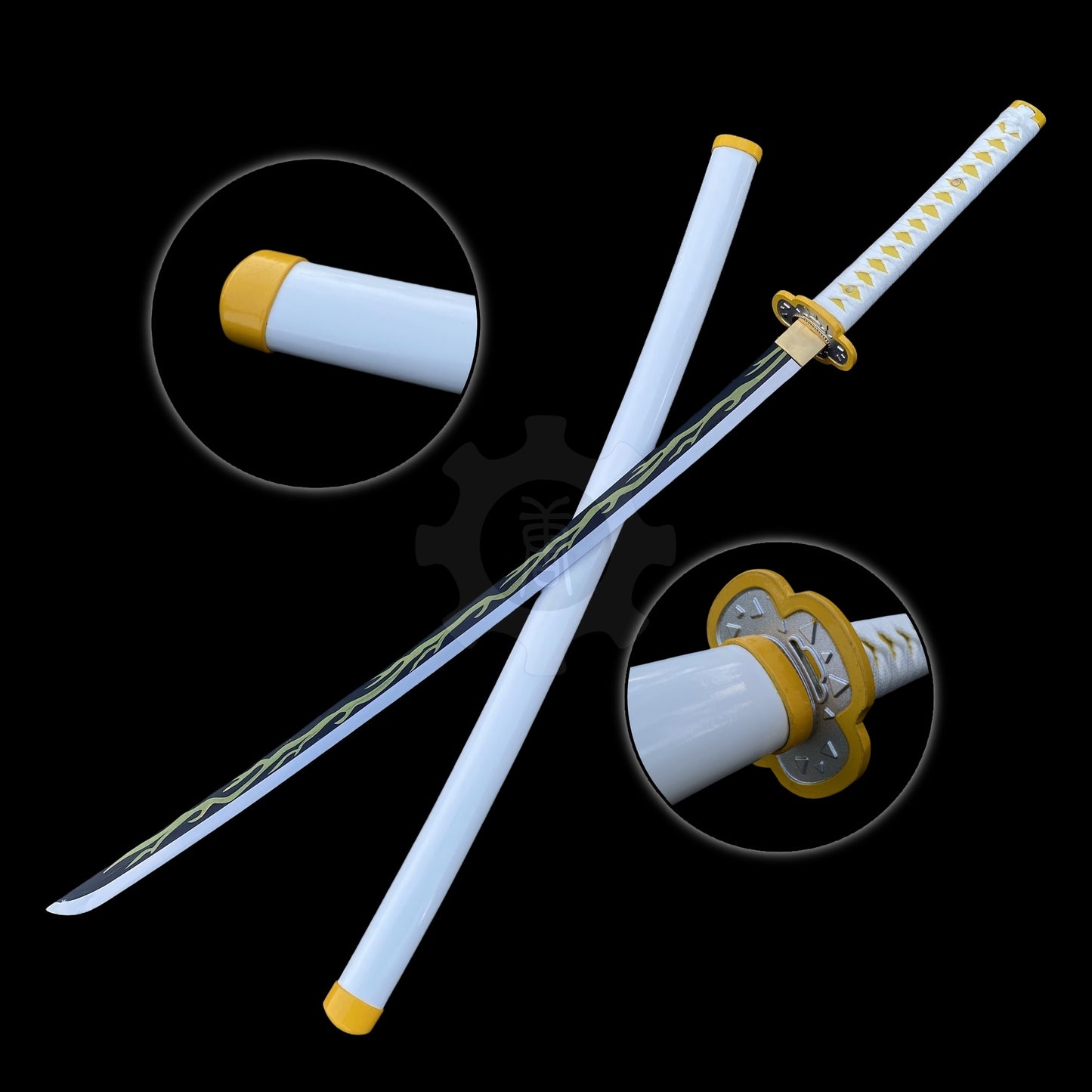 Zenitsu Nichirin Sword Katana Carbon Steel 1045 Version