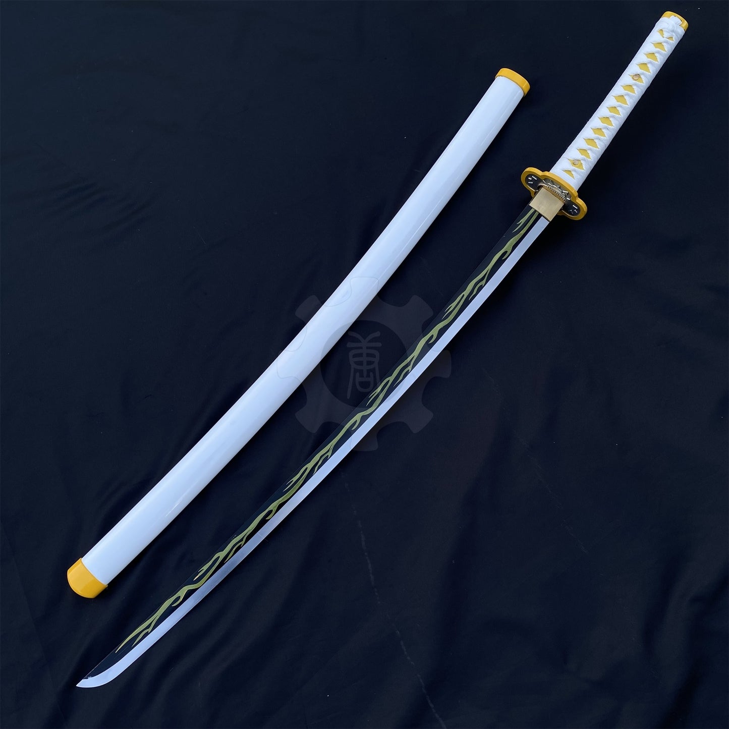 Zenitsu Nichirin Sword Katana Carbon Steel 1045 Version