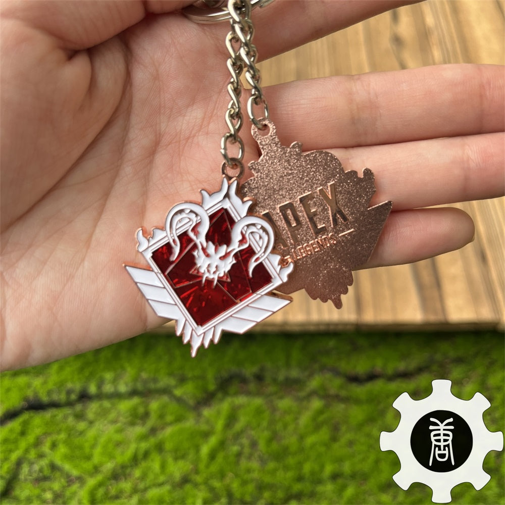 Predator Badge Keychain Predator Rank Insignia Pendant
