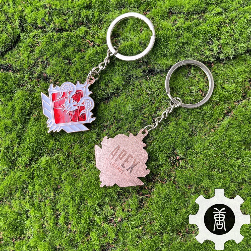 Predator Badge Keychain Predator Rank Insignia Pendant