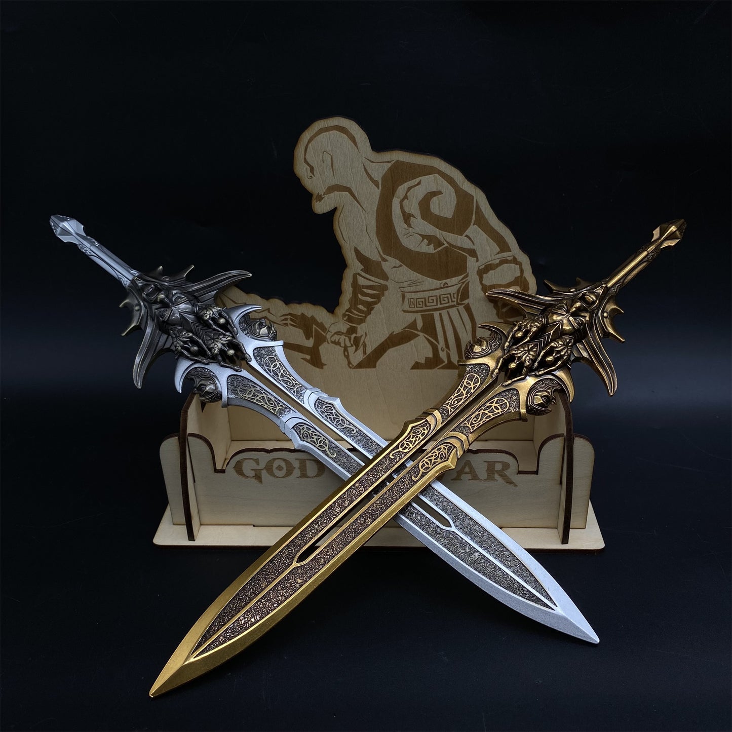 Blade Of Olympus Replica11.8" Metal Desk Display Art