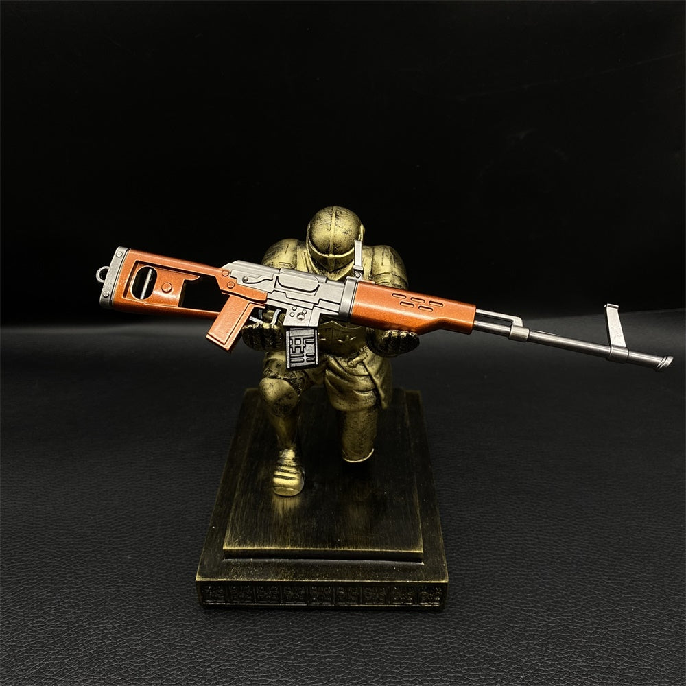 Miniature Metal Busrt Assault Rifle 17CM/6.7"