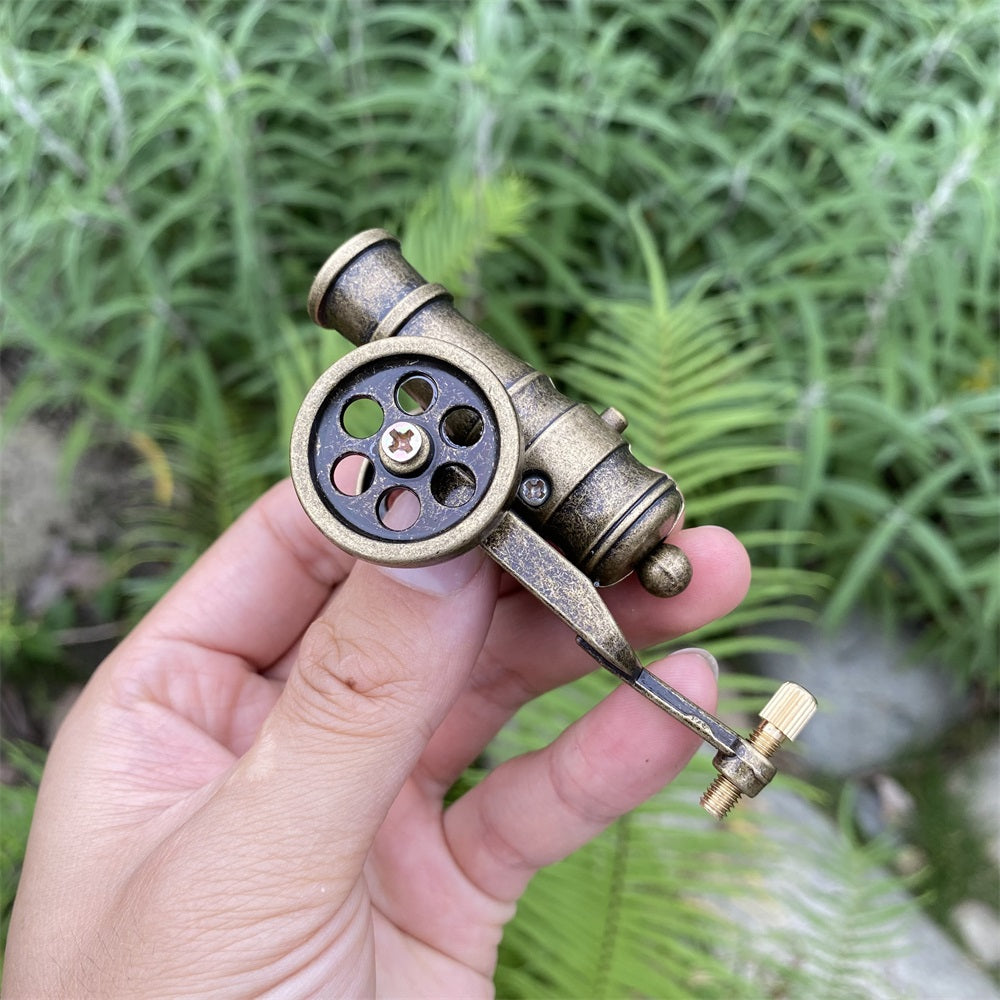 Metal Miniature Antiqued Smoothbore Cannon 10CM/3.9"