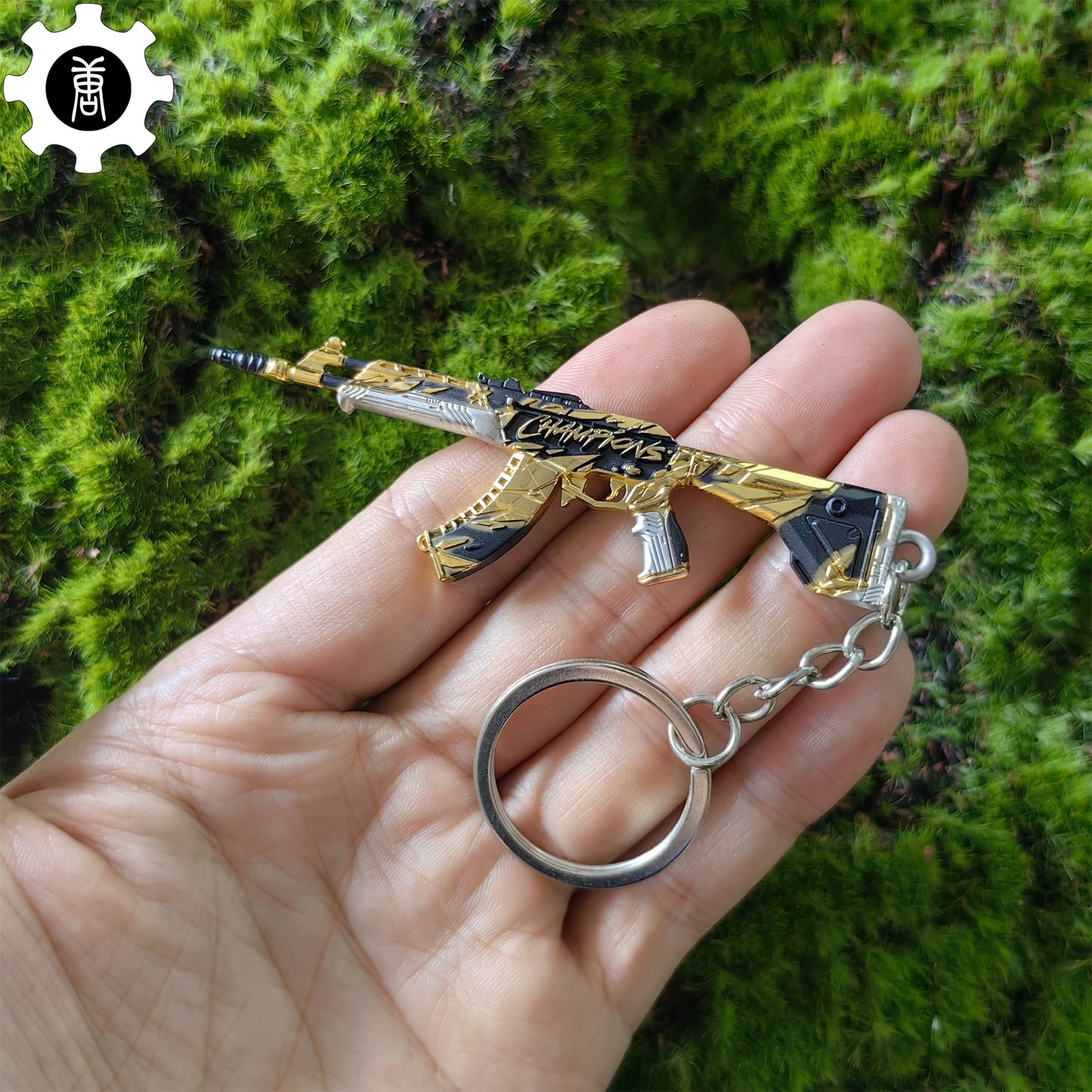 Tiny Champions 2021 Vandal Gun Metal Keychain