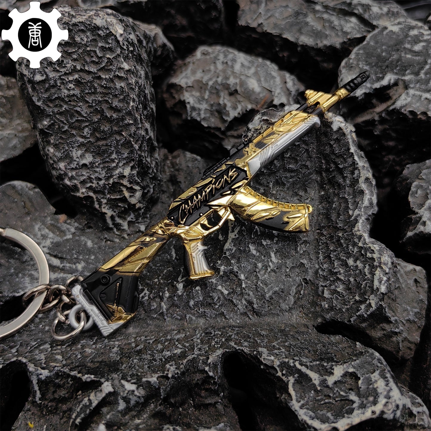 Tiny Champions 2021 Vandal Gun Metal Keychain