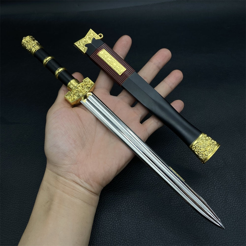 Cool Weapons Chinese Style Swords Metal Tiny Sword Replica 8 Options