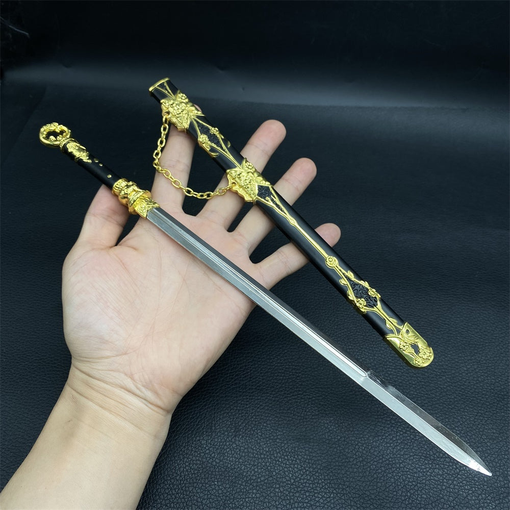 Cool Weapons Chinese Style Swords Metal Tiny Sword Replica 8 Options