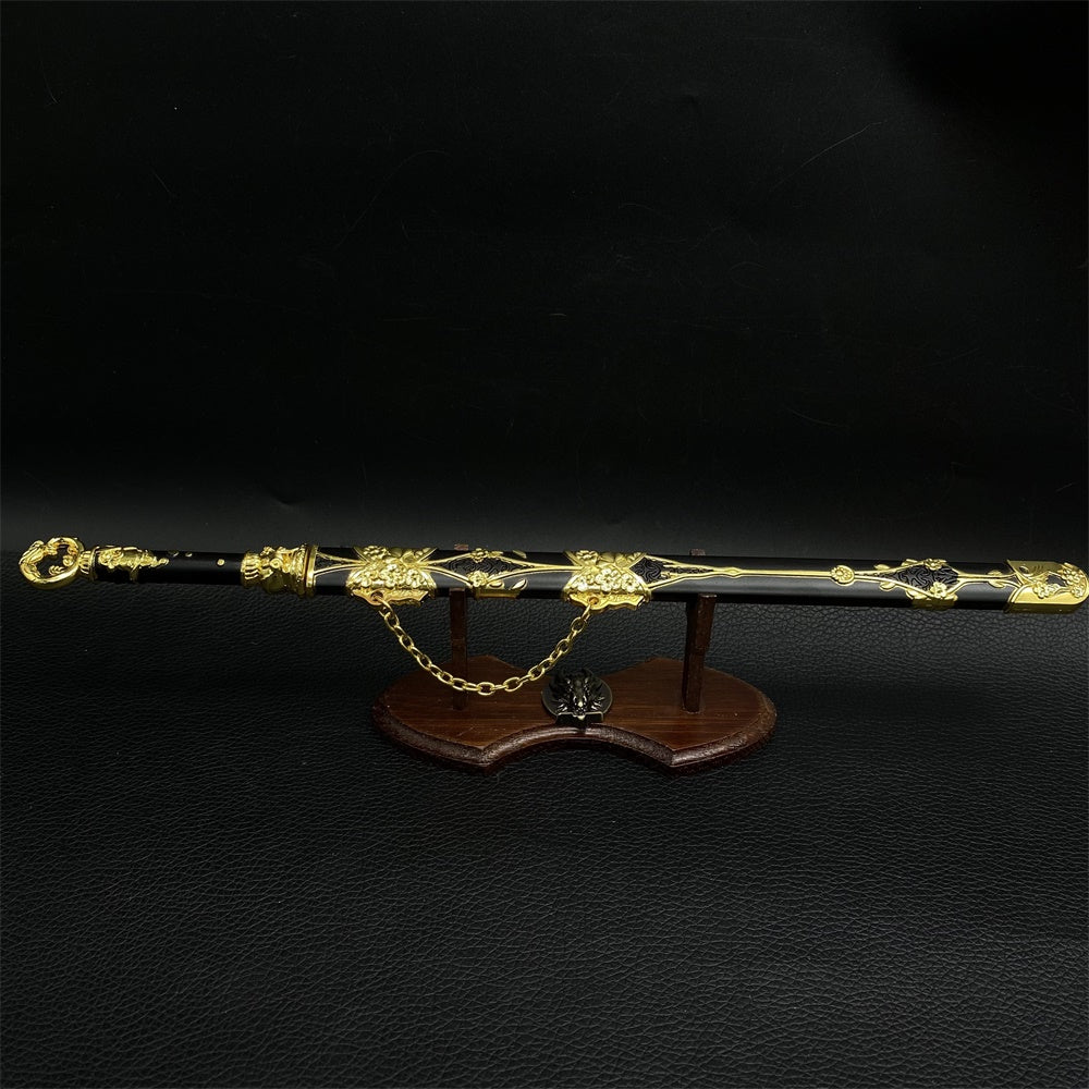 Cool Weapons Chinese Style Swords Metal Tiny Sword Replica 8 Options