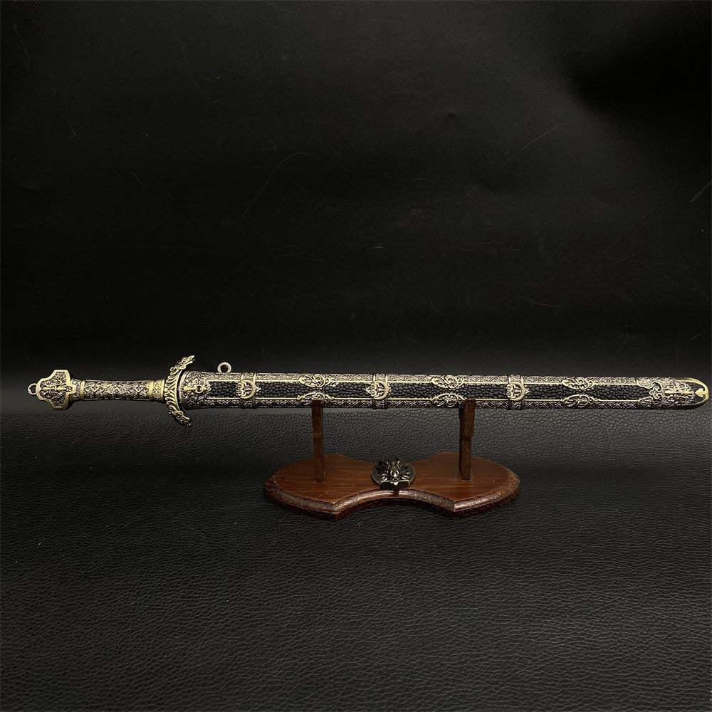 Cool Weapons Chinese Style Swords Metal Tiny Sword Replica 8 Options